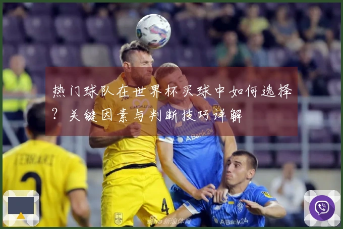热门球队在世界杯买球中如何选择？关键因素与判断技巧详解