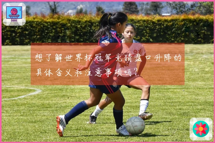 想了解世界杯冠军竞猜盘口升降的具体含义和注意事项吗？